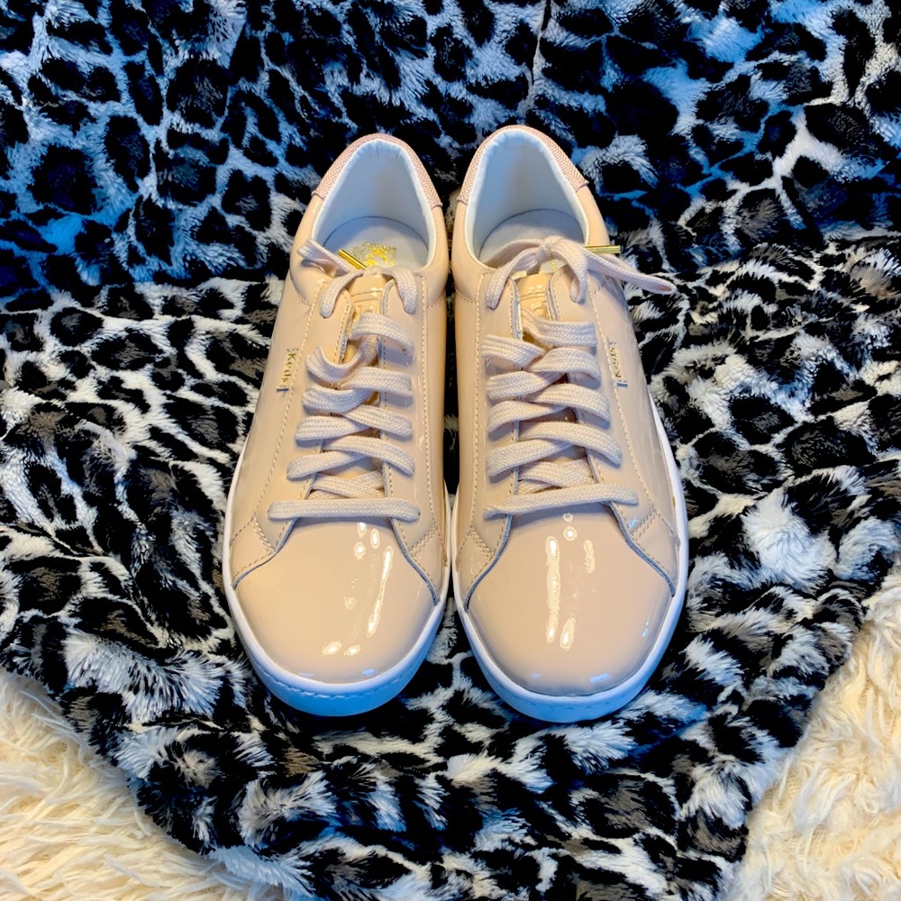 Pale Pink Patent Leather Keds